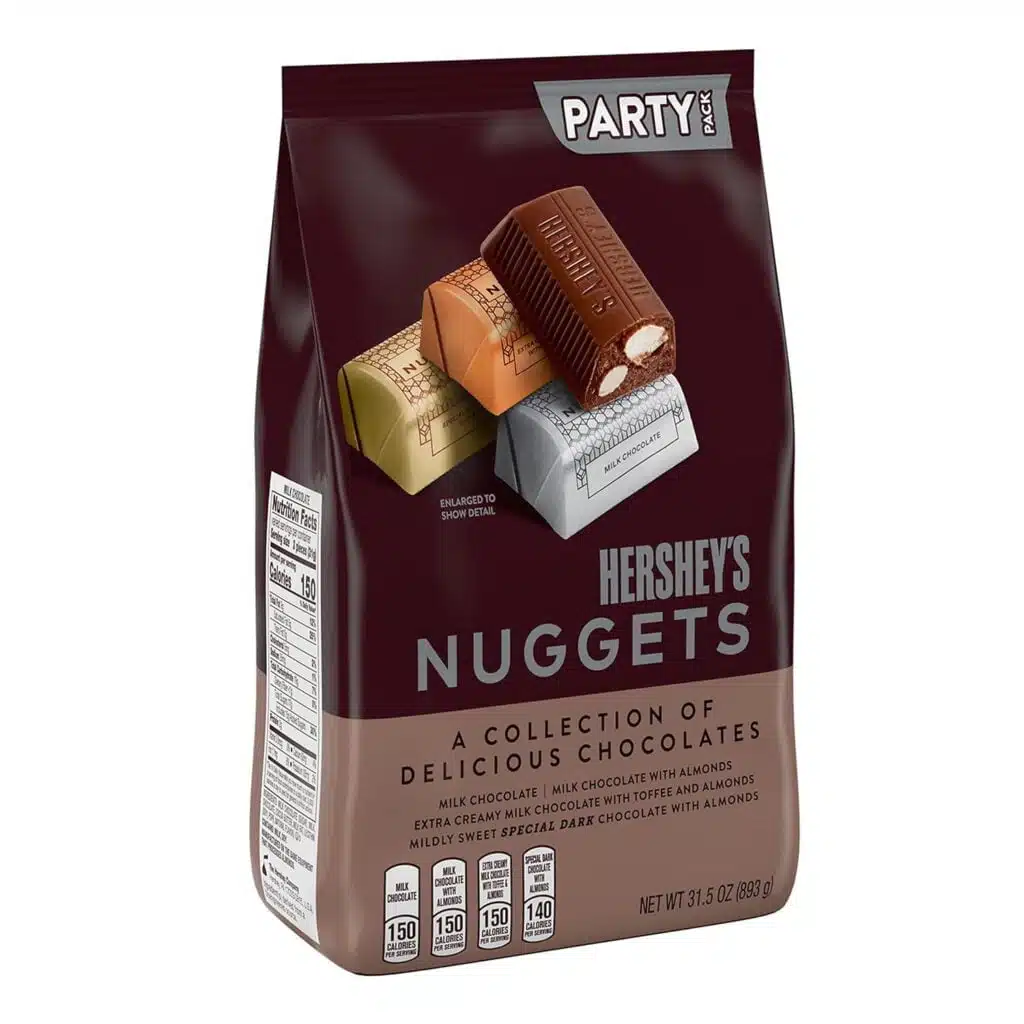 HERSHEY'S NUGGETS Assorted Chocolate: Enjoy a delectable assortment of chocolates with HERSHEY'S NUGGETS. Perfect for snacking or gifting!