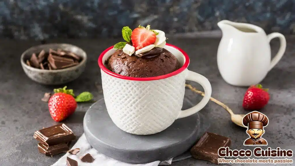 Chocolate Mug Cake: 1-Minute Microwave Bliss in 3 Delicious Variations!