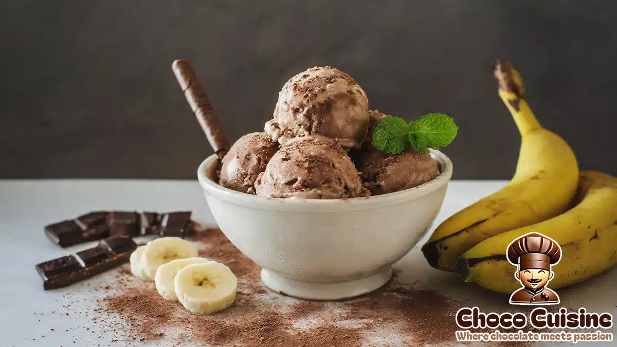 Low Calorie Chocolate Banana Ice Cream 4 Ingredient Creamy Dream